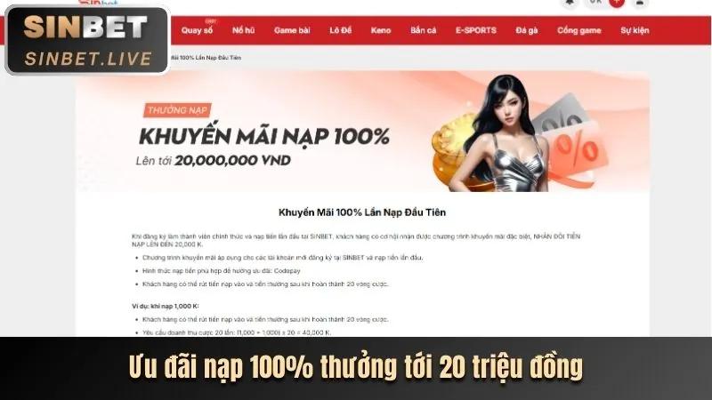 Khuyến mãi chào mừng cfun68